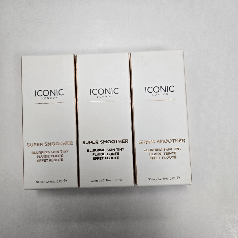 Lot of 3 ICONIC London Smoothing Skin Tint Cool Light